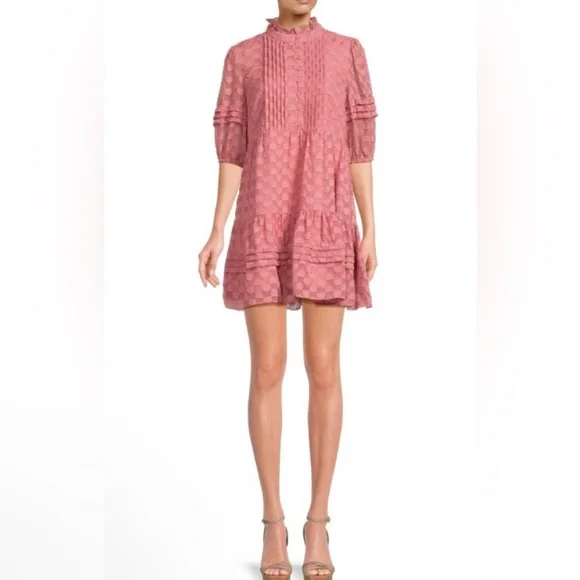 Walter Baker Ella Textured Mini Dress Women’s Sz XS - Picture 2 of 11